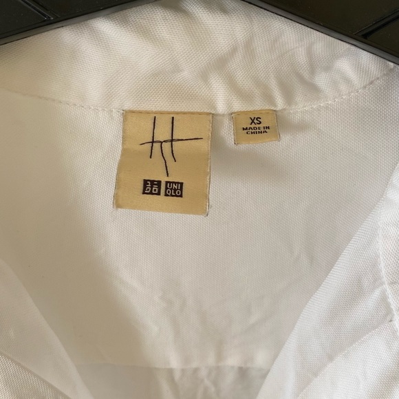 Hana Tajima X UNIQLO button down blouse XS - Picture 2 of 7
